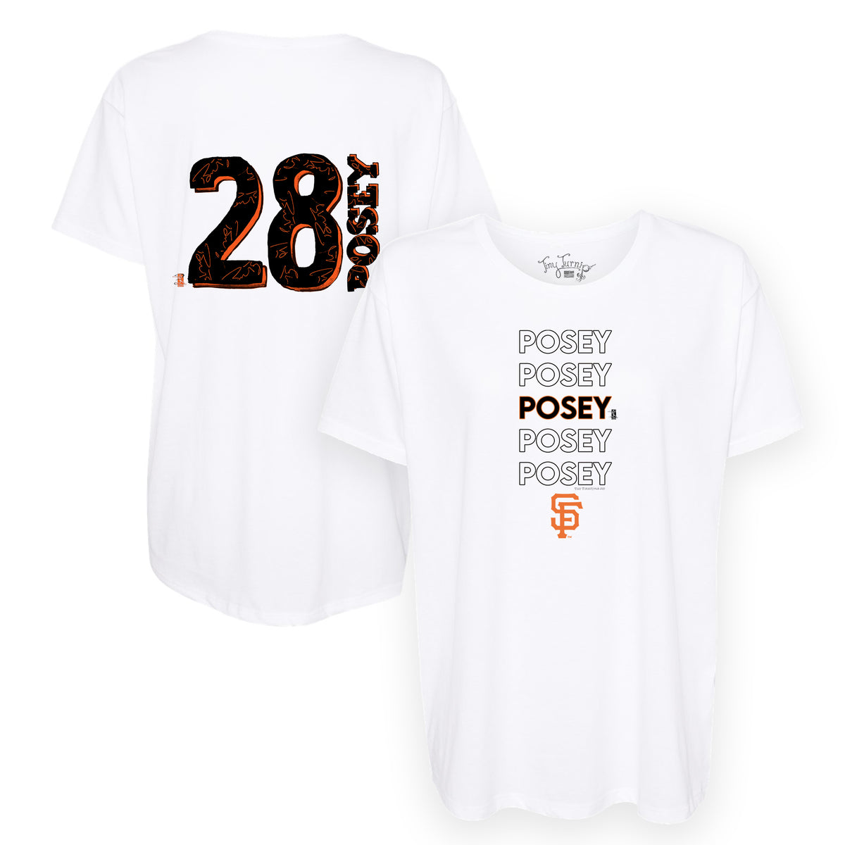 San Francisco Giants Buster Posey Stacked Tee Shirt