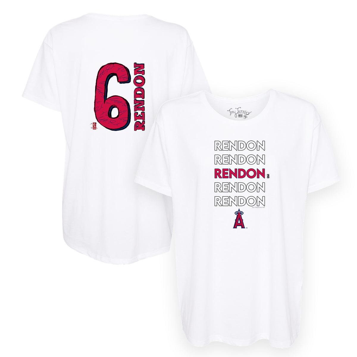 Los Angeles Angels Anthony Rendon Stacked Tee Shirt