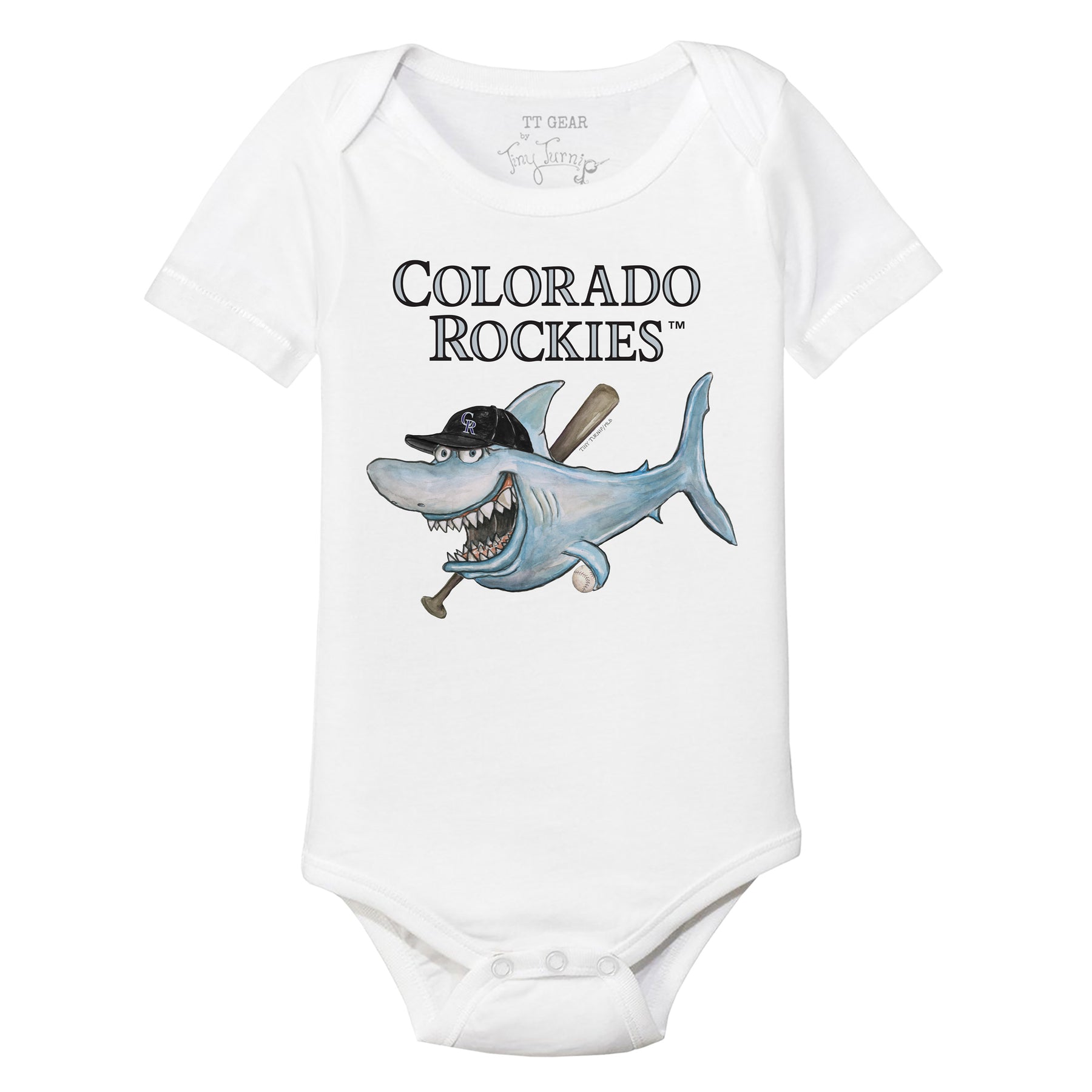 Colorado Rockies Shark Short Sleeve Snapper