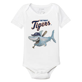 Detroit Tigers Shark Short Sleeve Snapper
