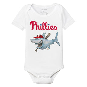 Philadelphia Phillies Shark Short Sleeve Snapper