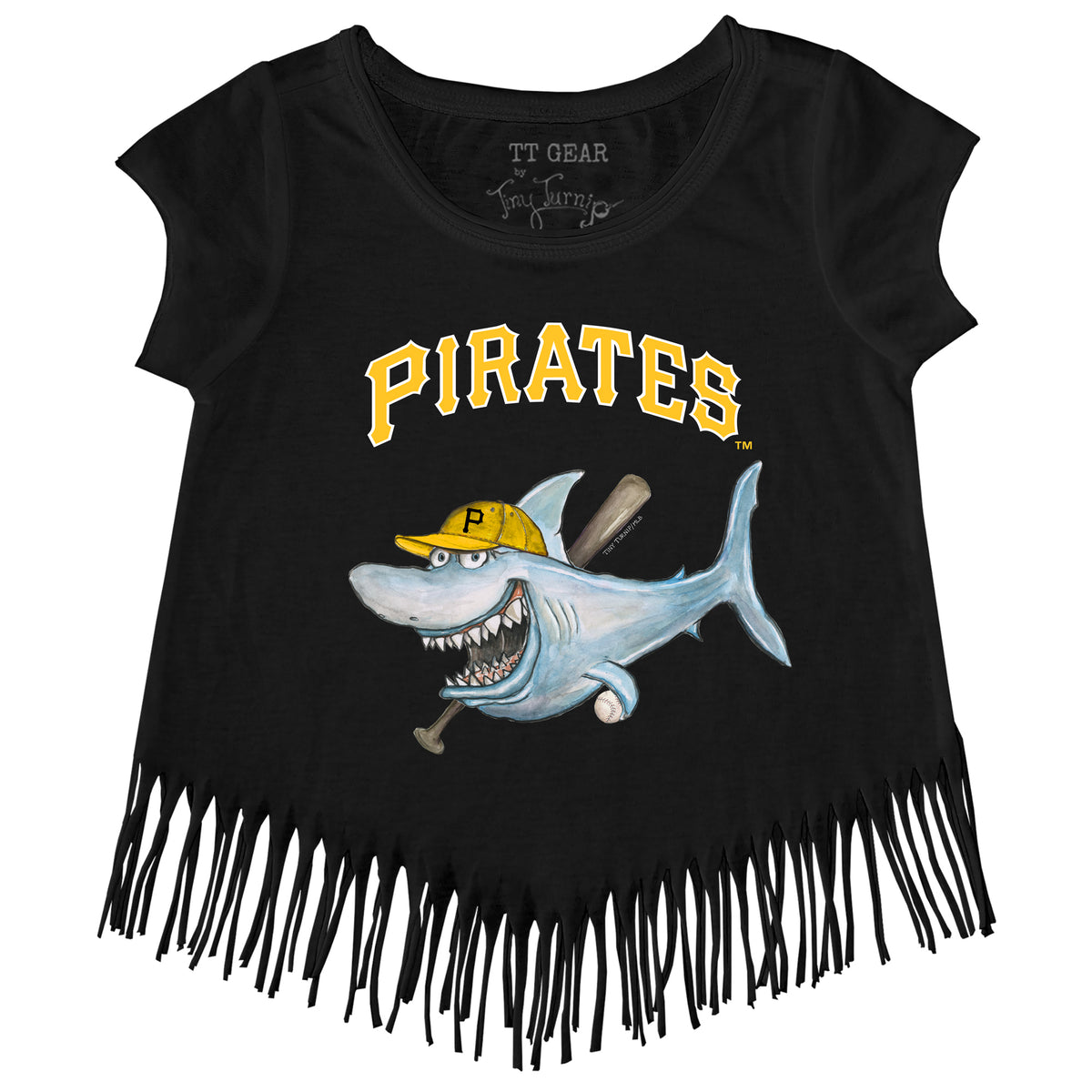 Pittsburgh Pirates Shark Fringe Tee
