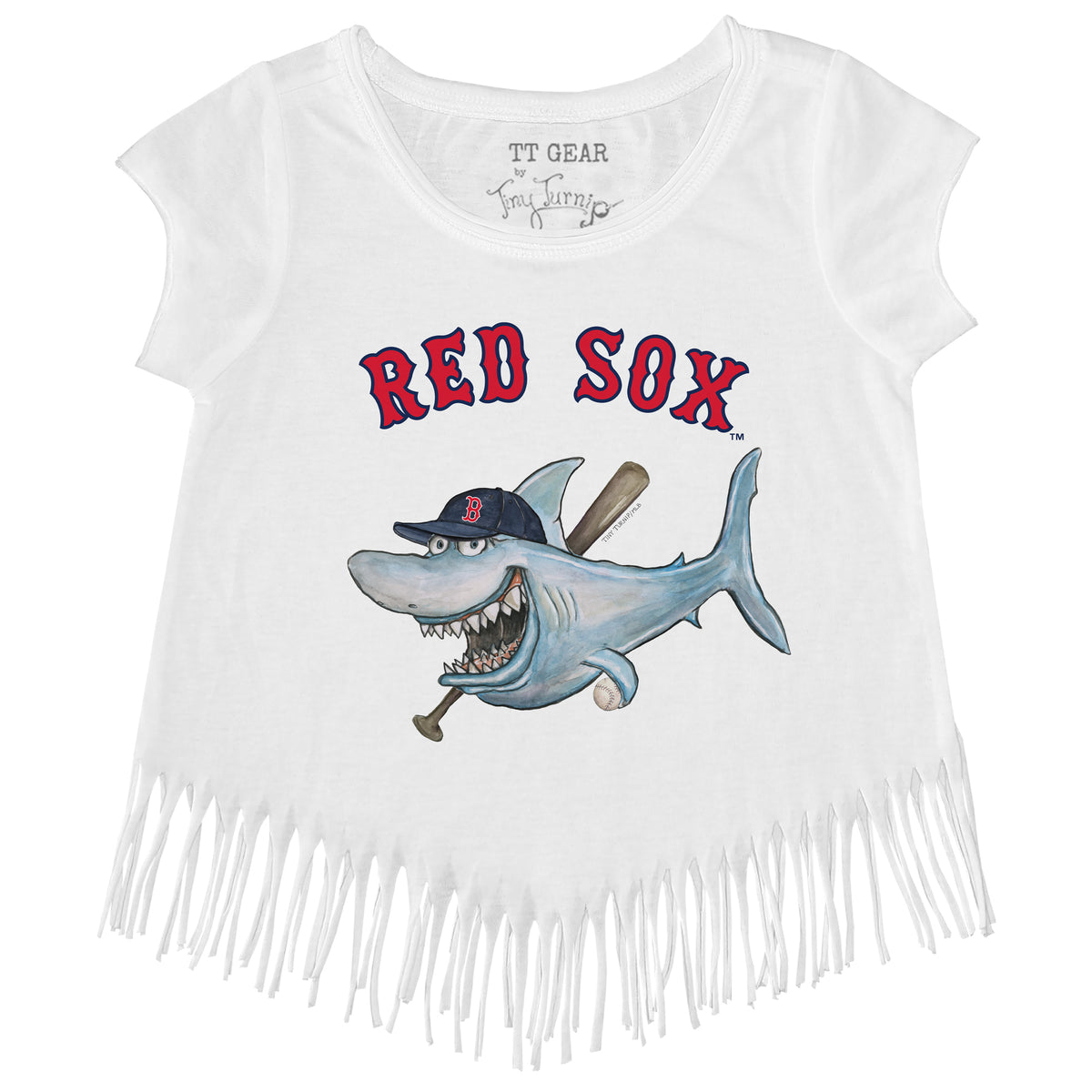 Boston Red Sox Shark Fringe Tee