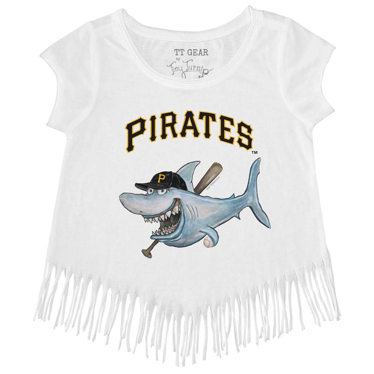 Pittsburgh Pirates Shark Fringe Tee