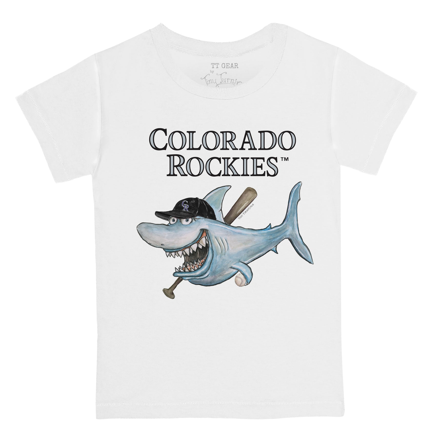 Colorado Rockies Shark Tee Shirt