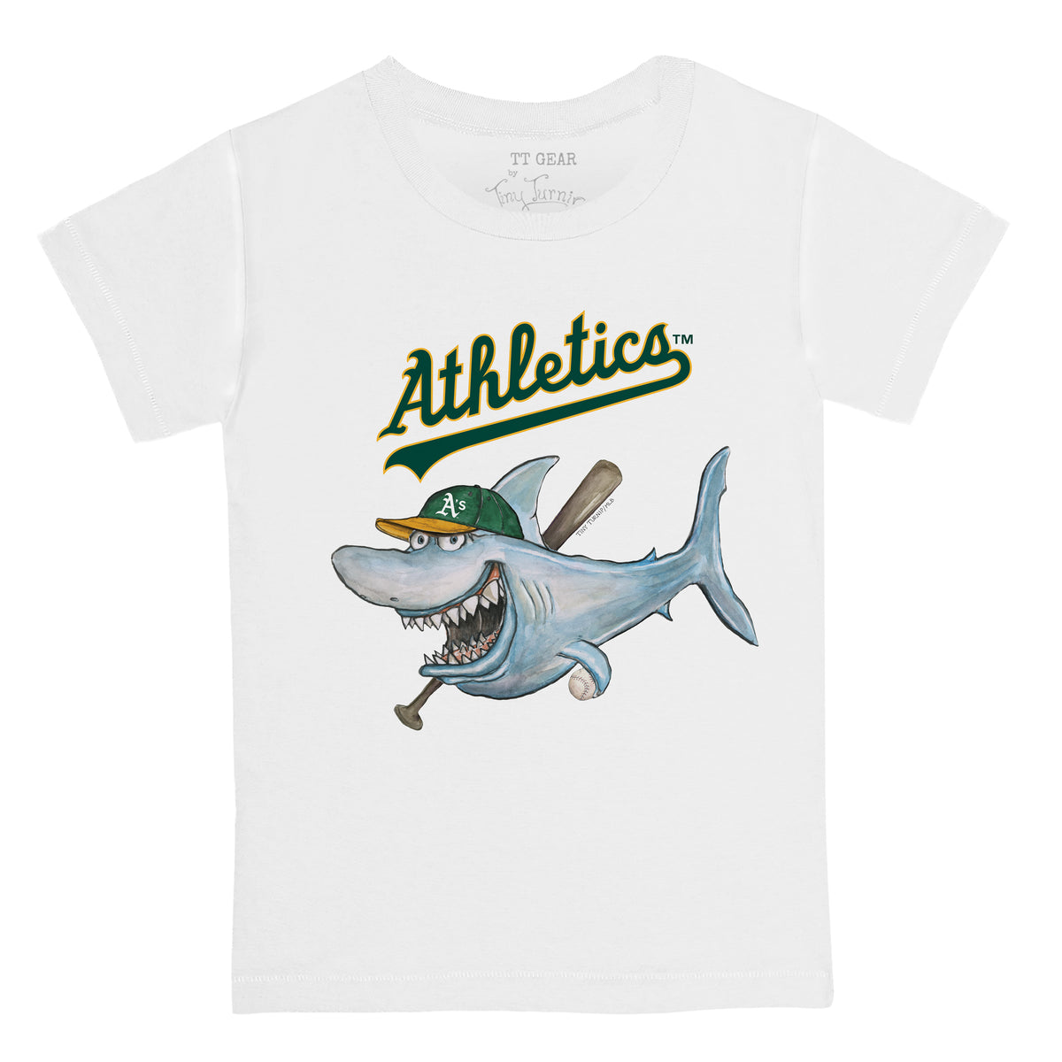 Oakland Athletics Shark Tee Shirt