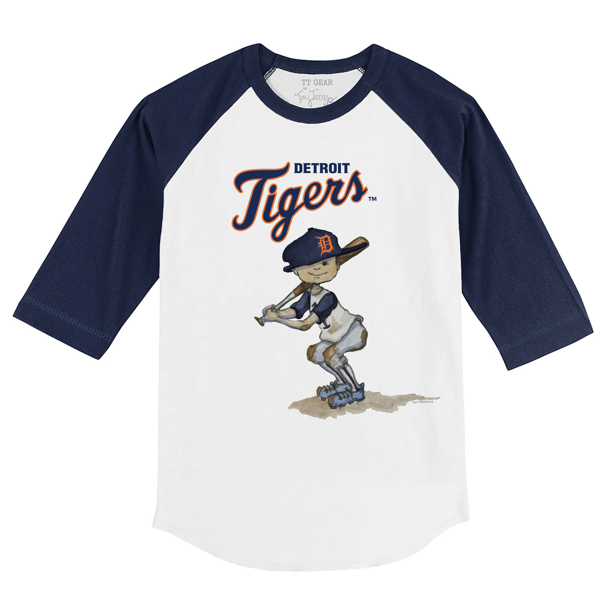 Women's Tiny Turnip White Detroit Tigers James T-Shirt Size: 3XL