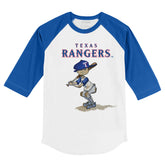 Texas Rangers Slugger 3/4 Royal Blue Sleeve Raglan