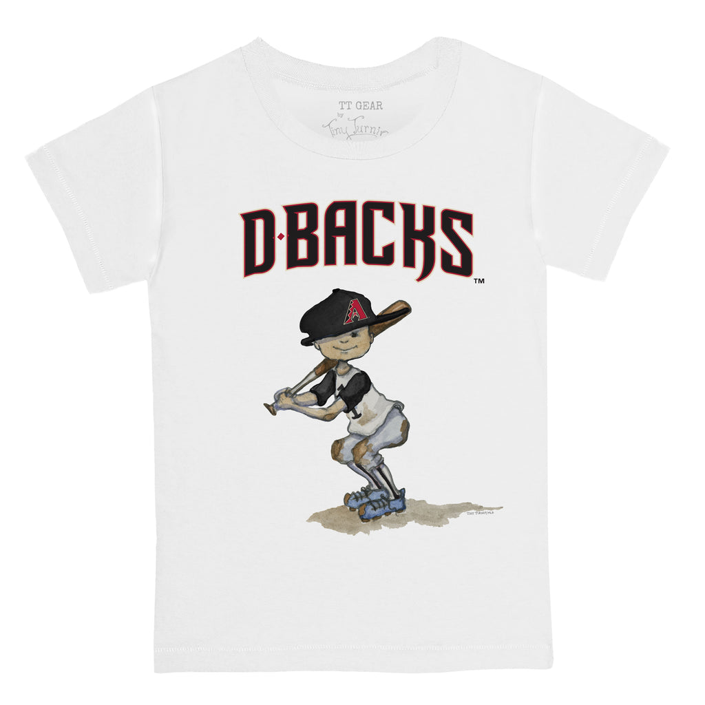 Lids Arizona Diamondbacks Tiny Turnip Women's Baseball Bow T-Shirt - White