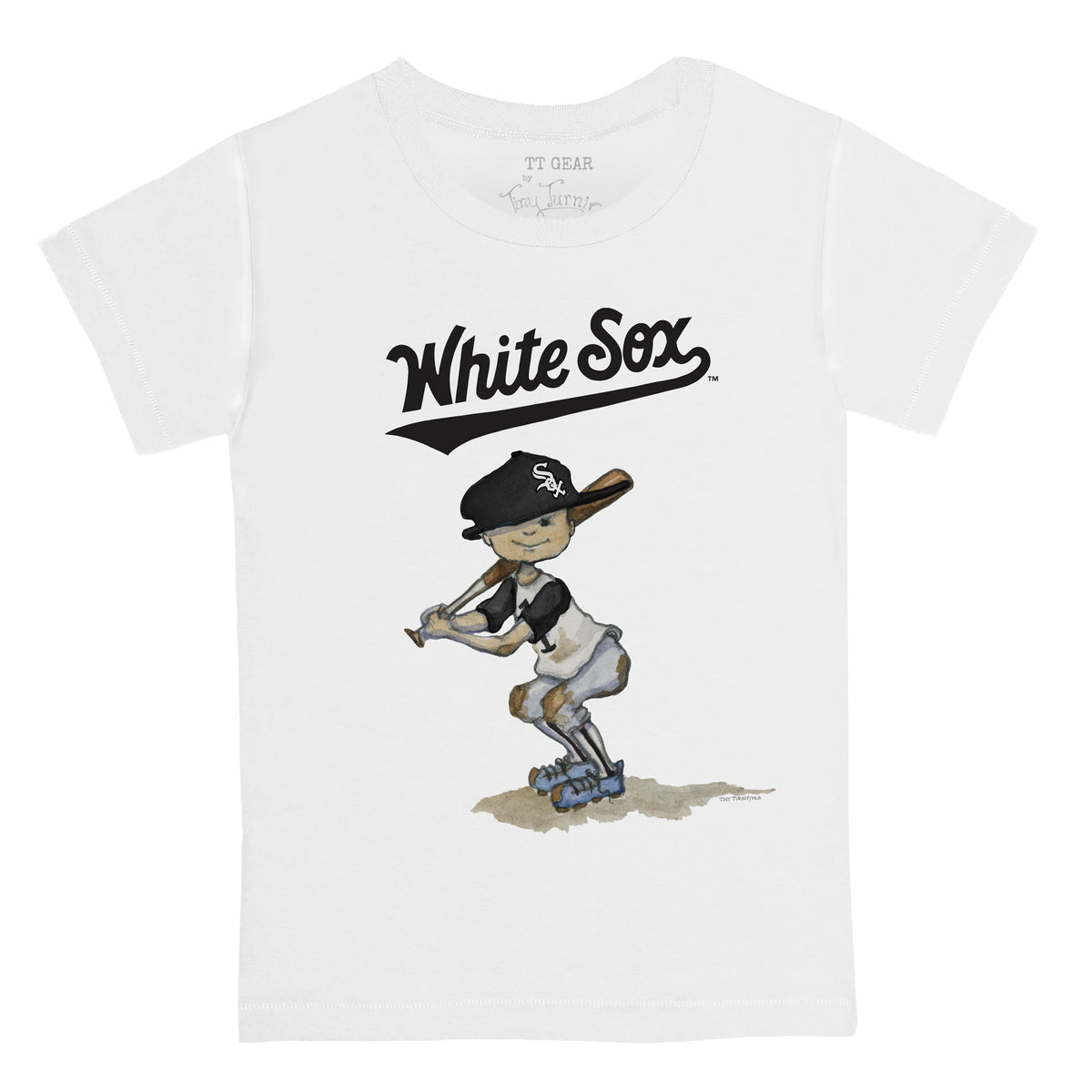 Lids Chicago White Sox Tiny Turnip Youth Blooming Baseballs T-Shirt - Black