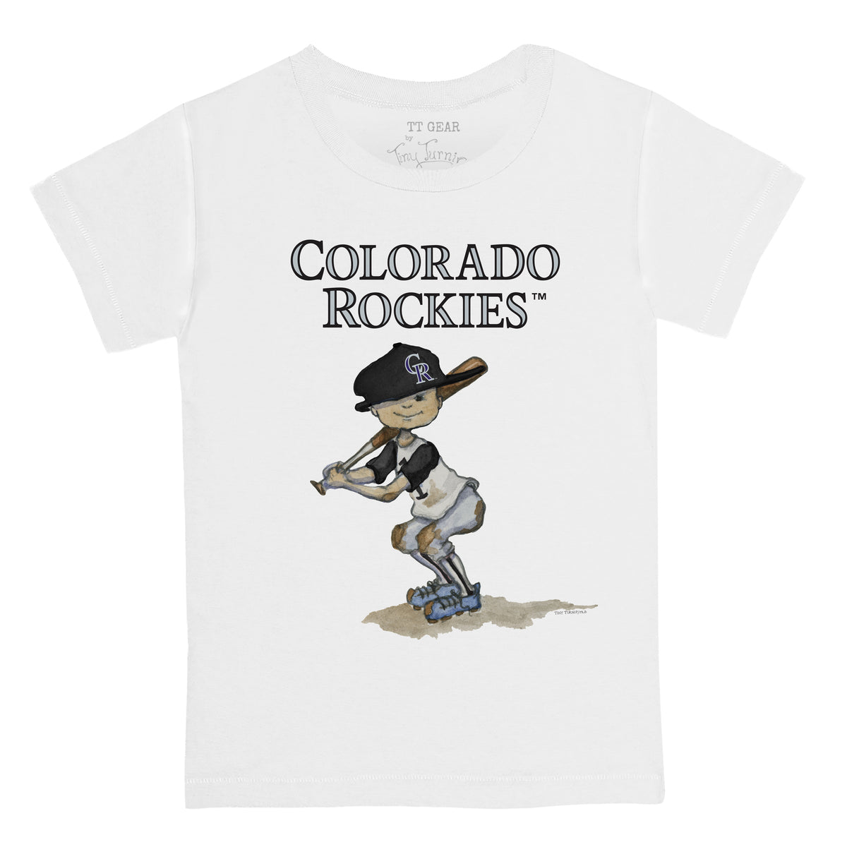 Lids Colorado Rockies Tiny Turnip Toddler Baseball Pow T-Shirt