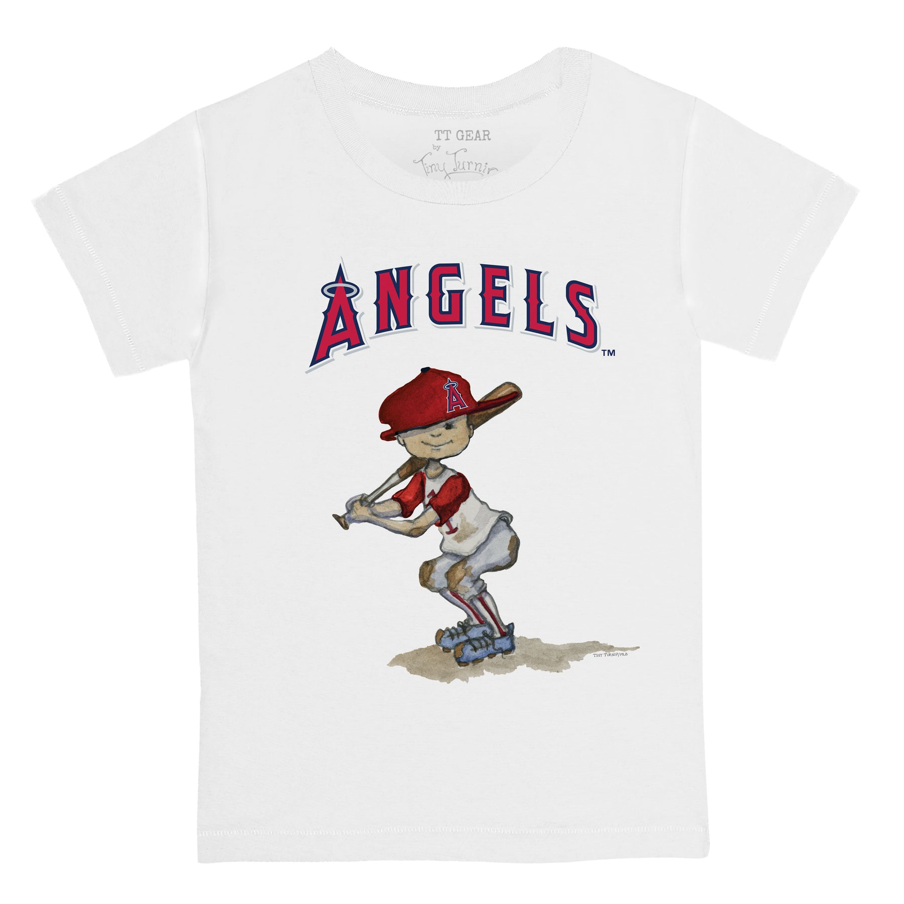 Toddler St. Louis Cardinals Tiny Turnip White Heart Lolly T-Shirt