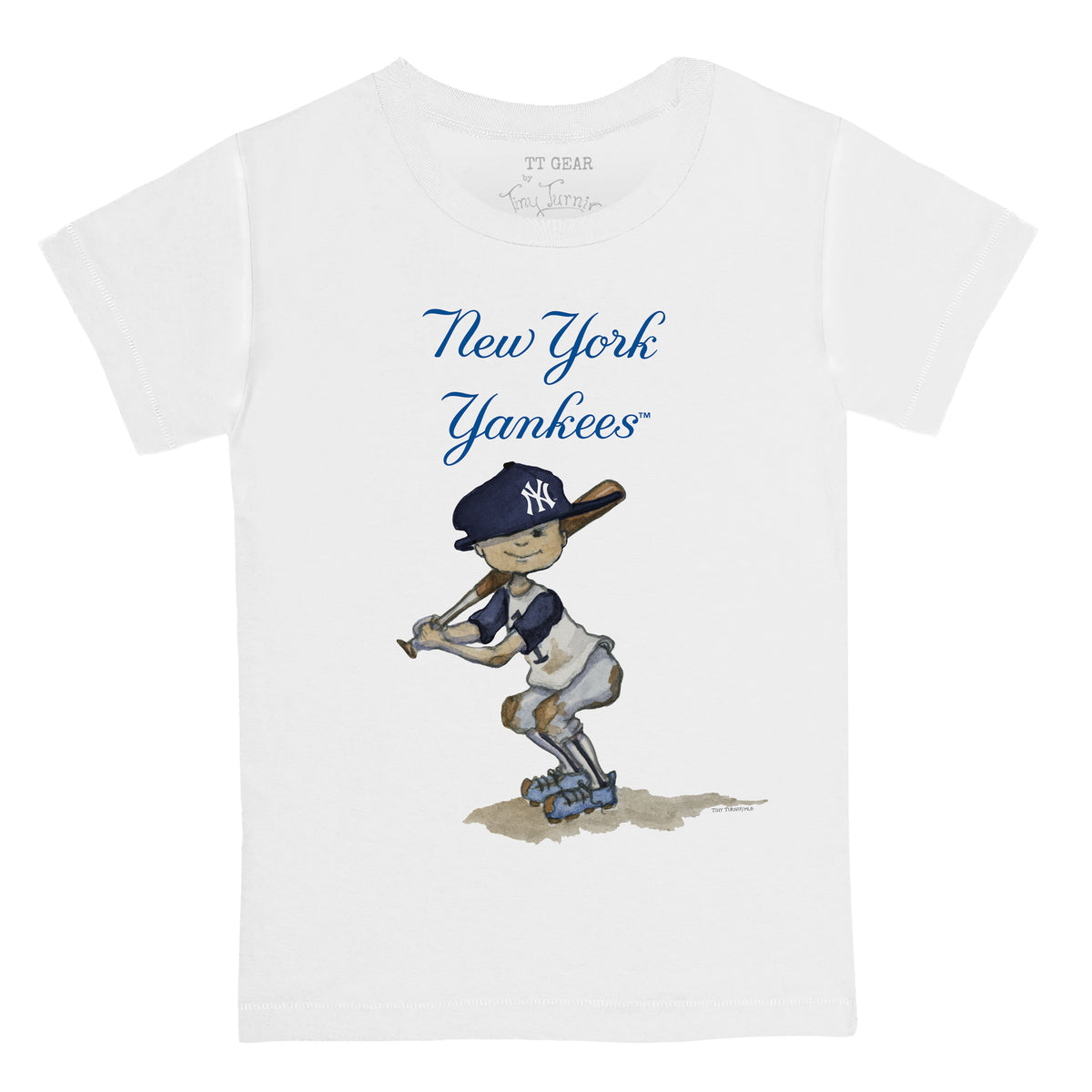 Tiny Turnip New York Yankees Slugger Tee Shirt Women's XL / White