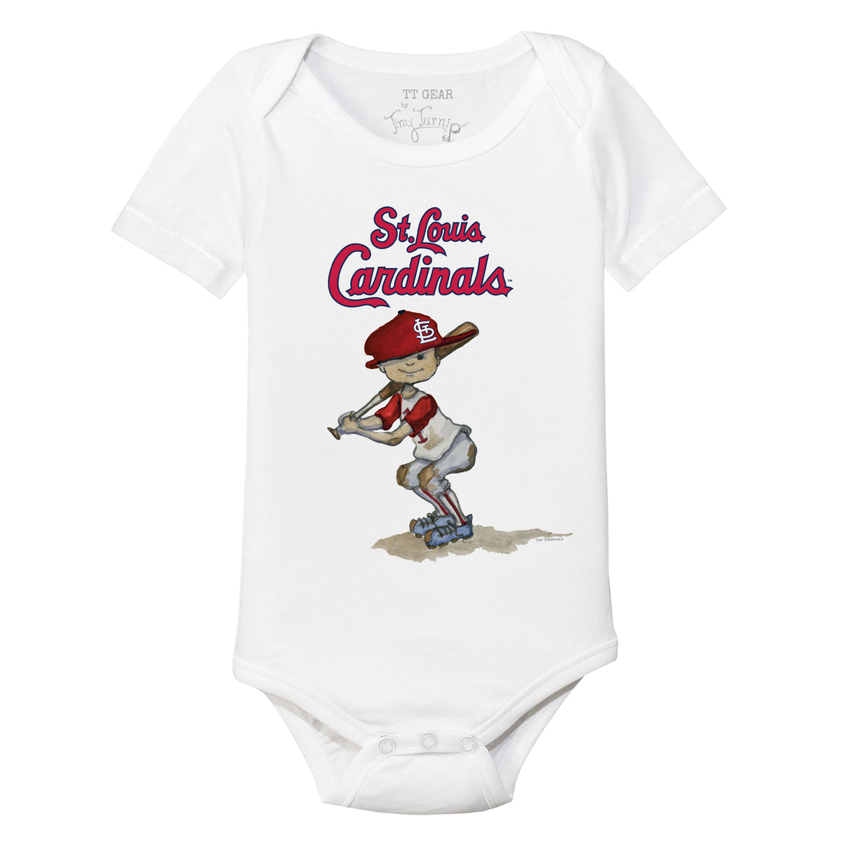 Infant Tiny Turnip White St. Louis Cardinals Hat Crossbats T-Shirt - Yahoo  Shopping