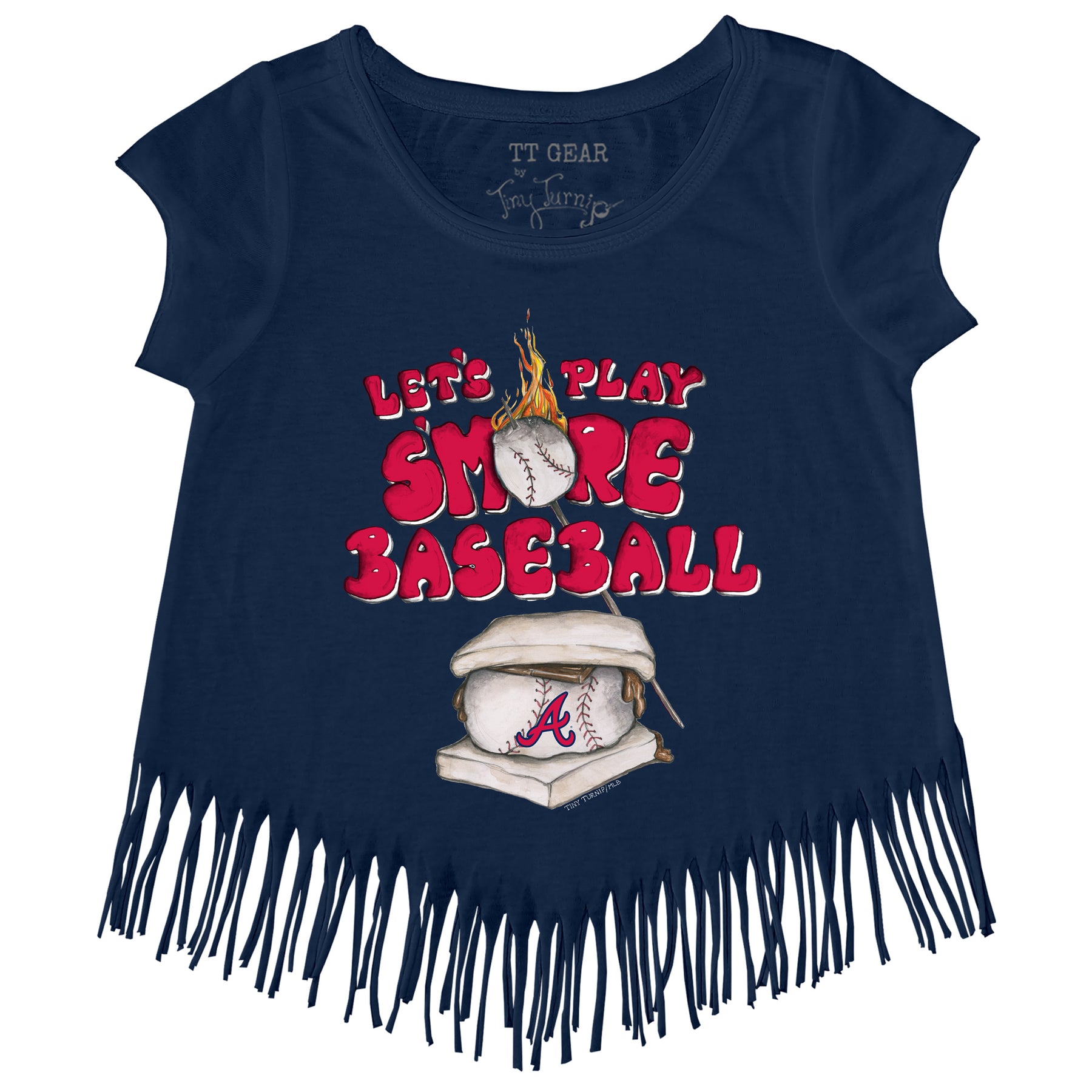 Atlanta Braves S'mores Fringe Tee