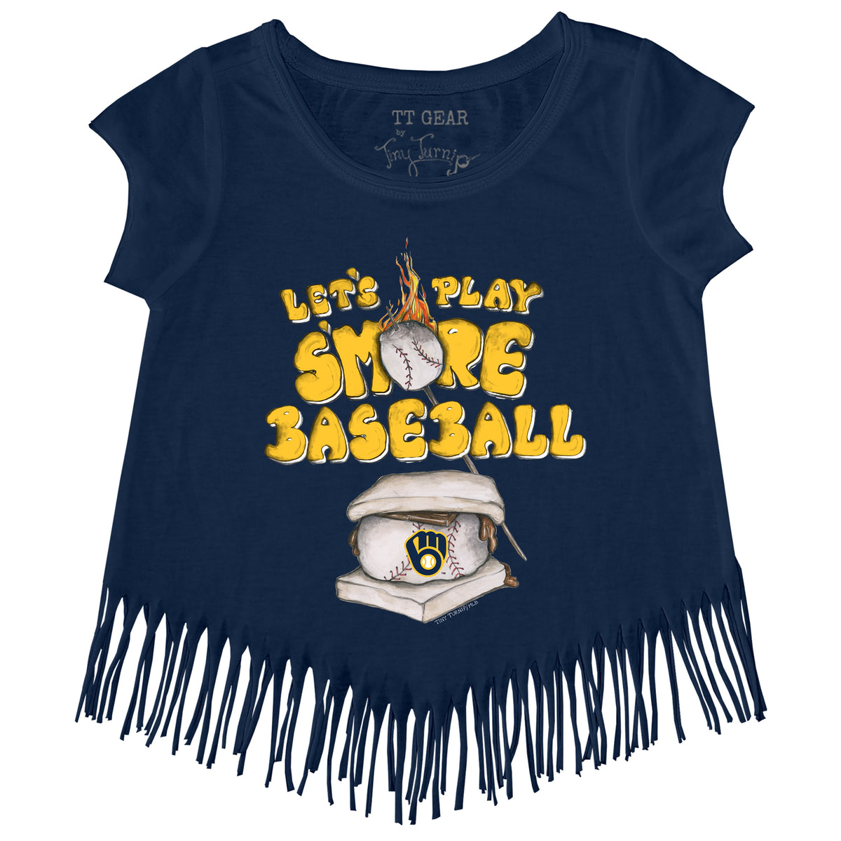 MLB Milwaukee Brewers Women's Play Ball Fashion Jersey - XS
