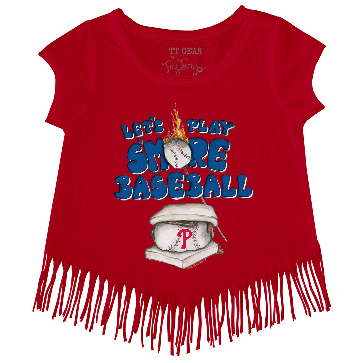 Philadelphia Phillies S'mores Fringe Tee