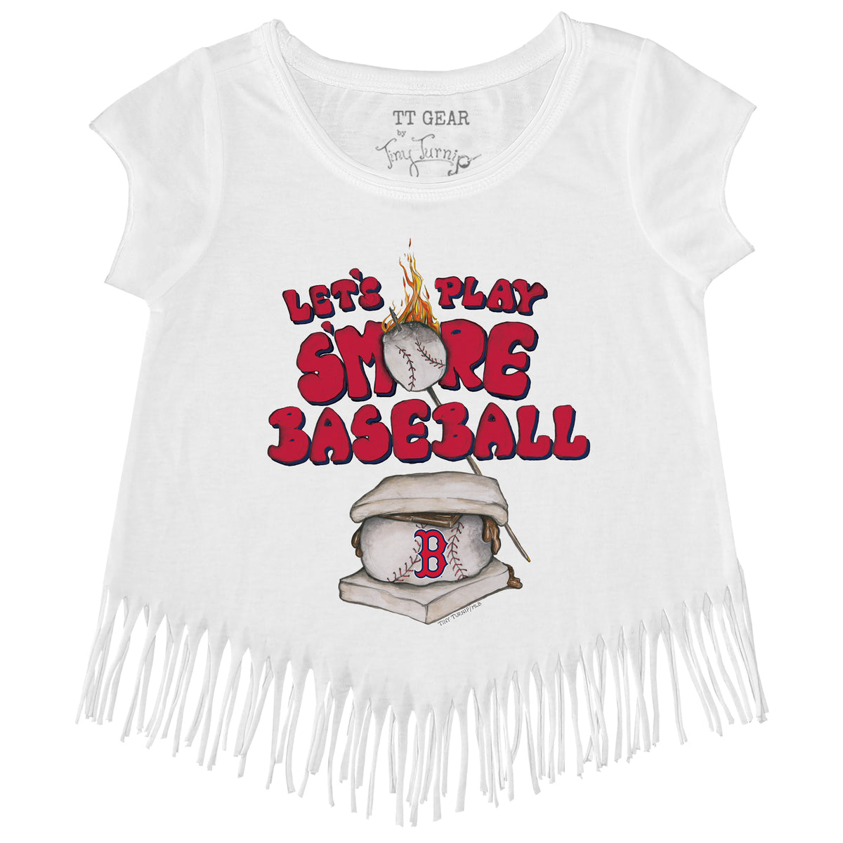 Boston Red Sox Astronaut Fringe Tee 3T / Red