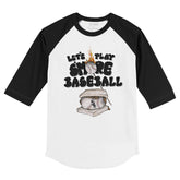 Chicago White Sox S'mores 3/4 Black Sleeve Raglan