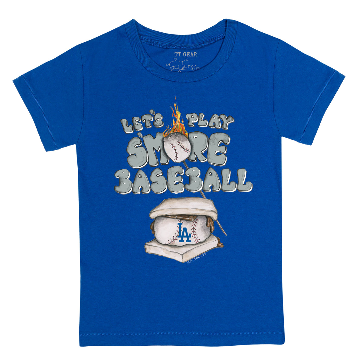 Los Angeles Dodgers S'mores Tee Shirt 4T / Royal Blue