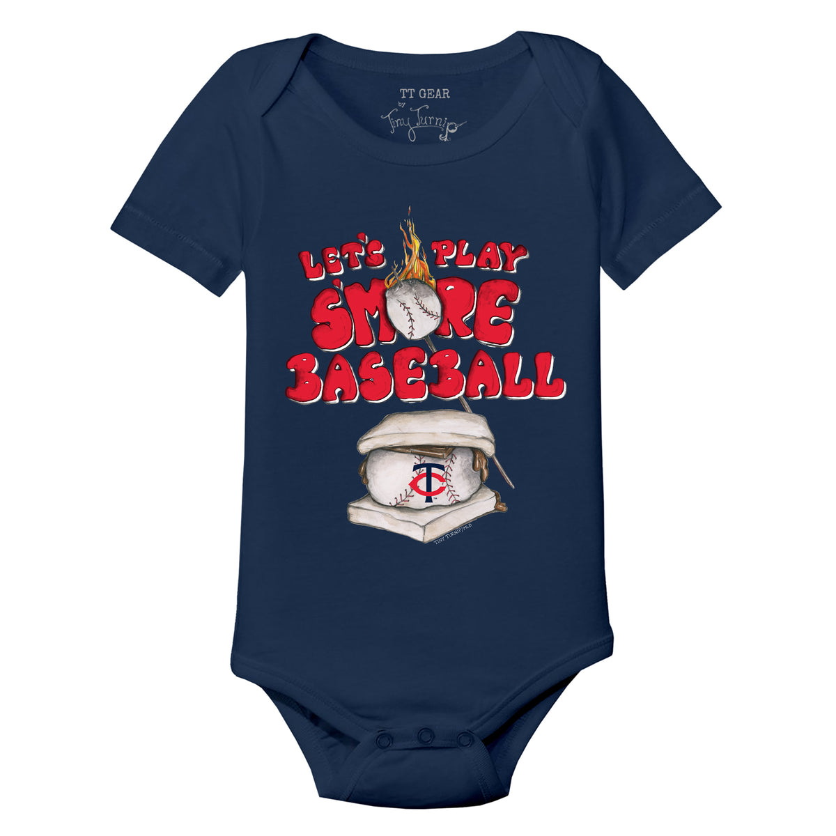 Minnesota Twins S'mores Short Sleeve Snapper