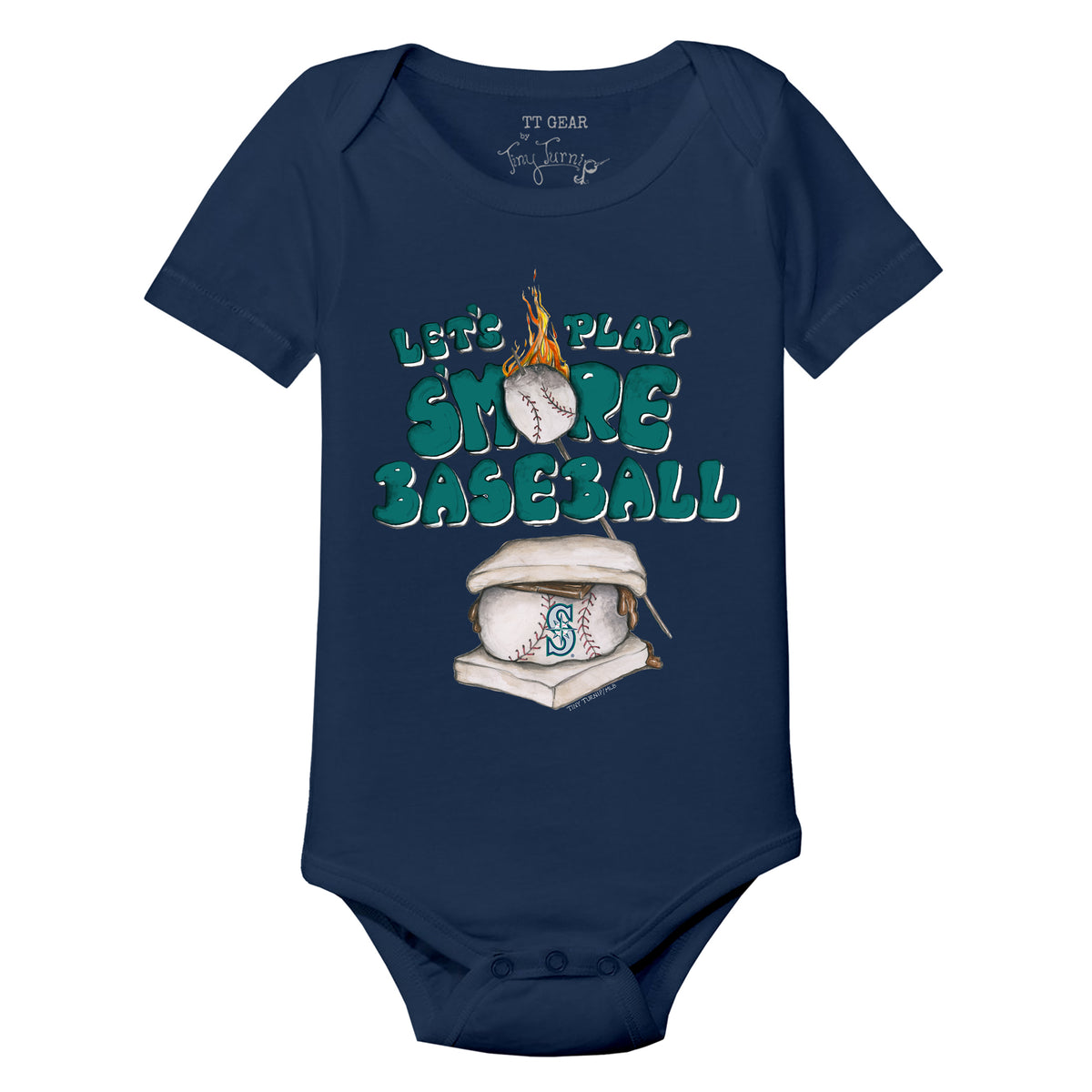 Lids Seattle Mariners Tiny Turnip Women's Stitched Baseball 3/4