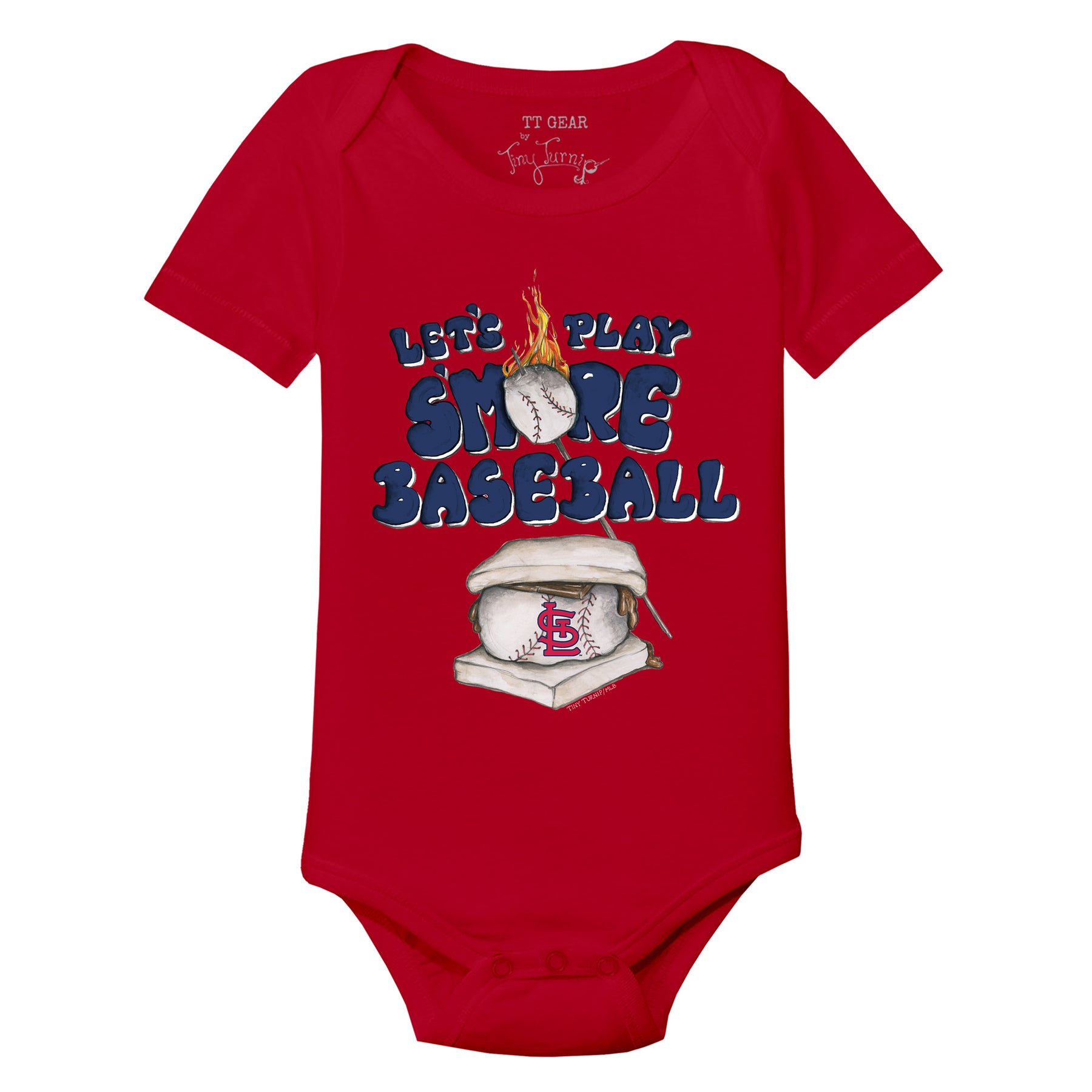 St. Louis Cardinals S'mores Short Sleeve Snapper