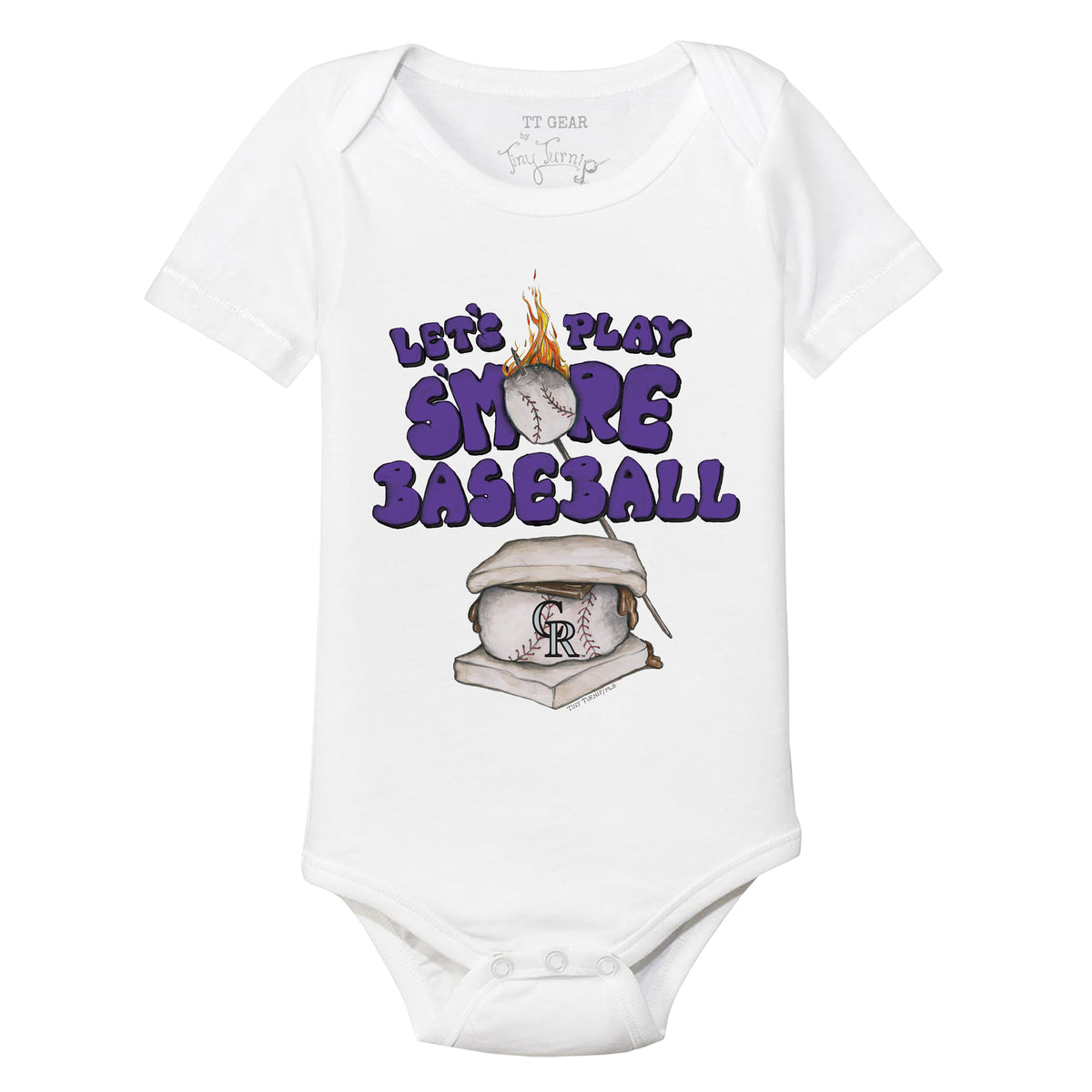 Colorado Rockies S'mores Short Sleeve Snapper