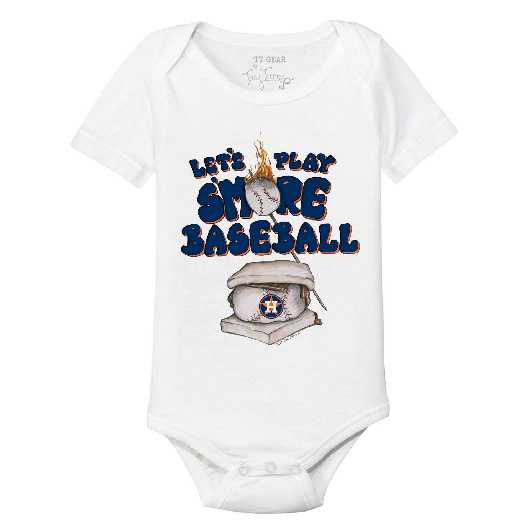 Houston Astros S'mores Short Sleeve Snapper