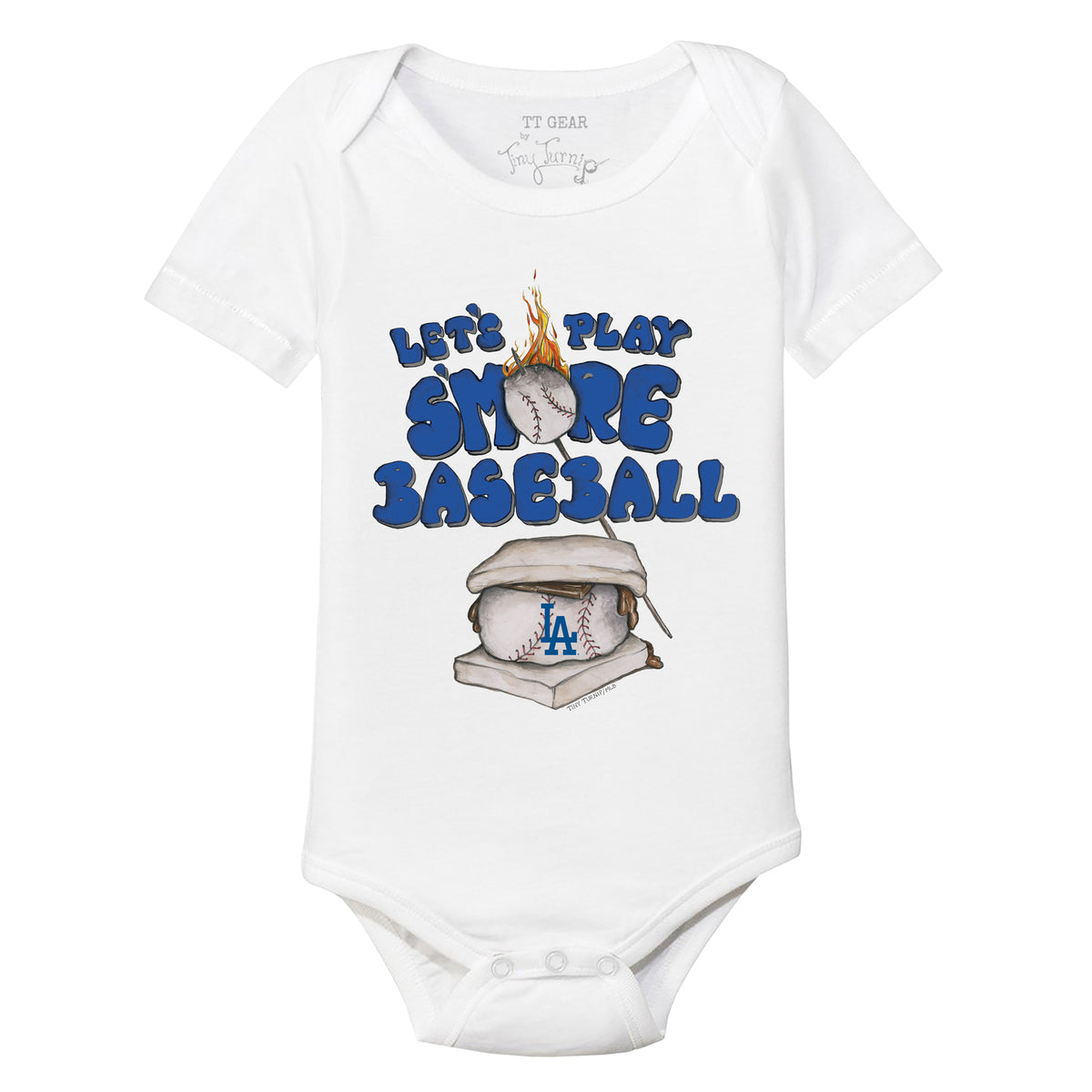 Los Angeles Dodgers S'mores Short Sleeve Snapper