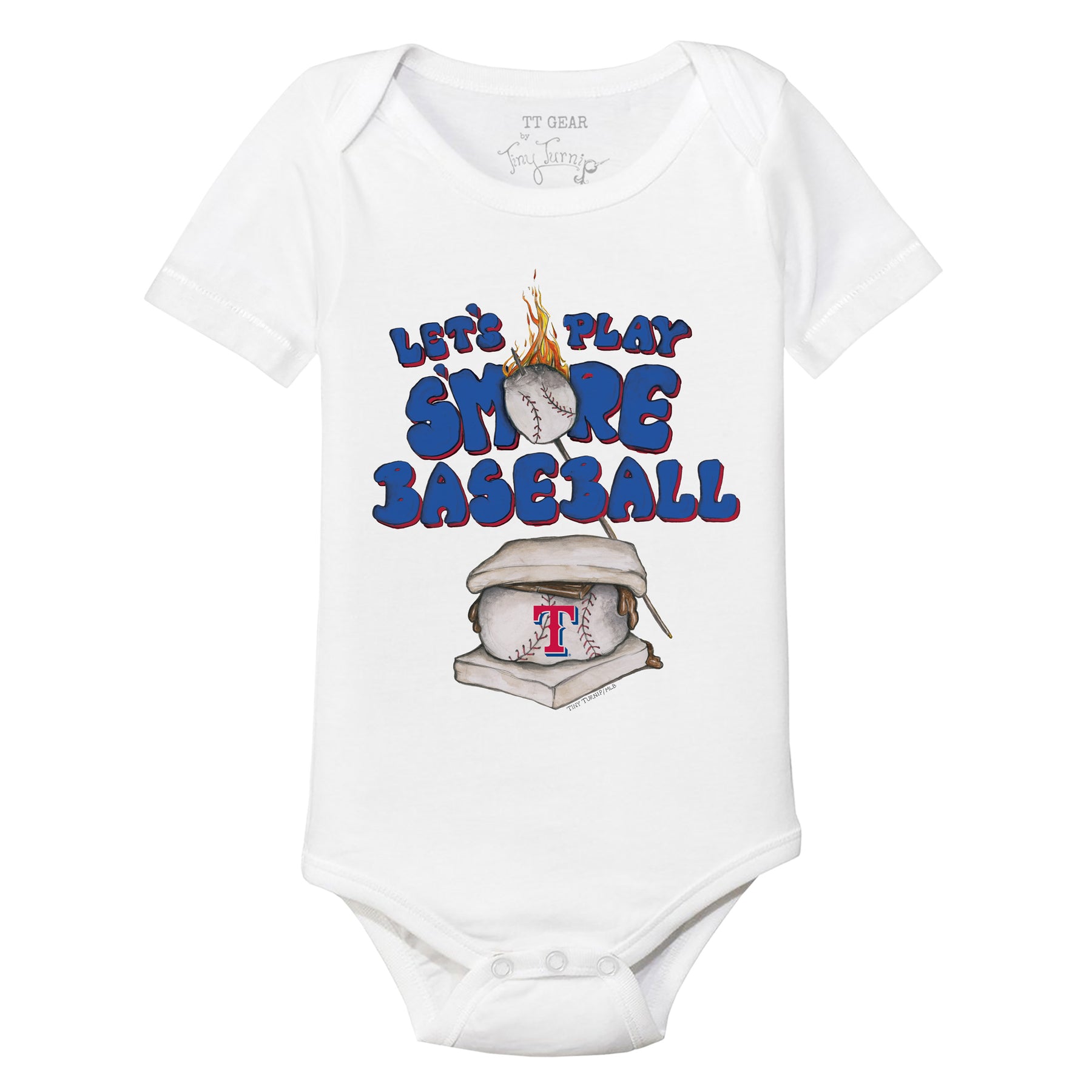 Texas Rangers S'mores Short Sleeve Snapper