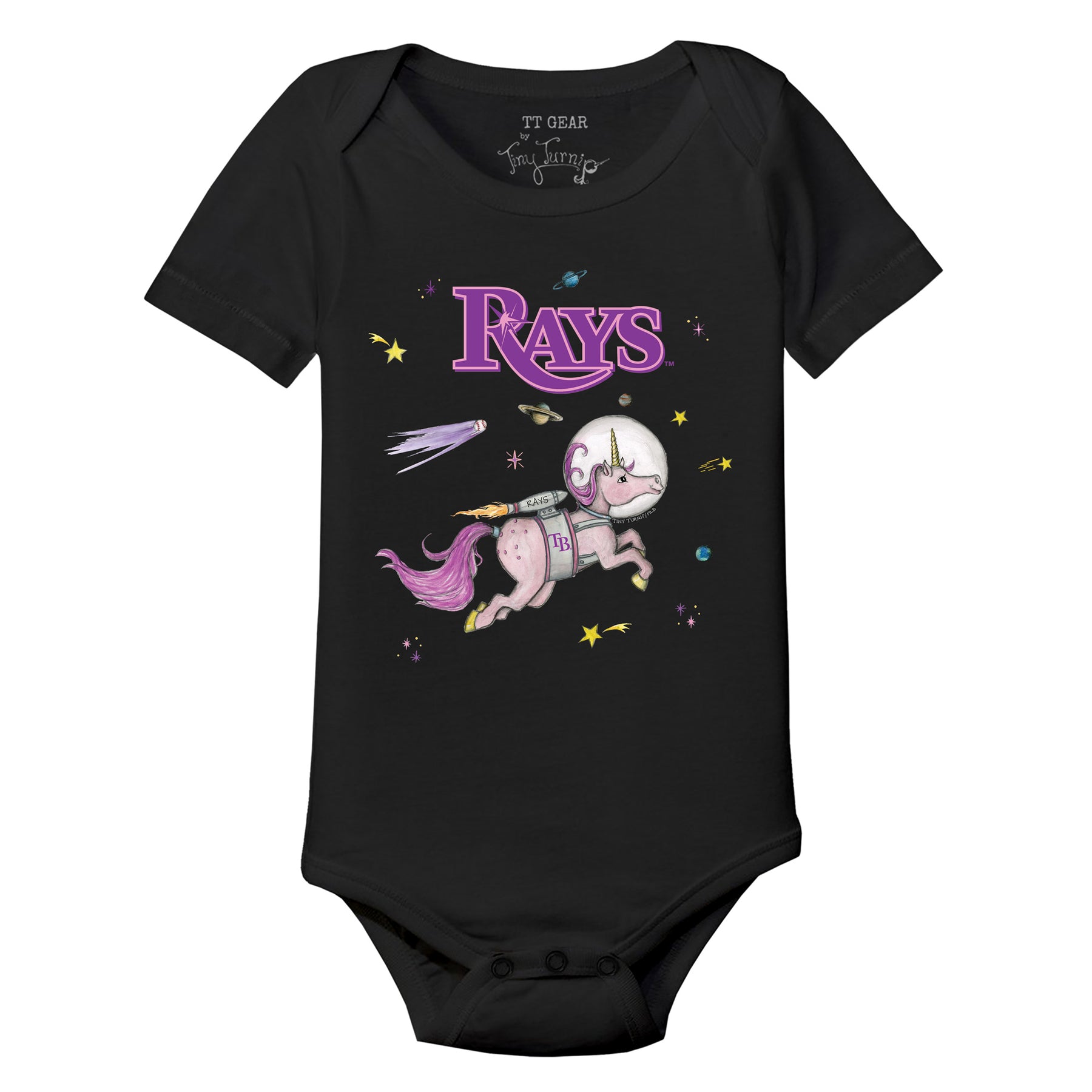Tampa Bay Rays Space Unicorn Short Sleeve Snapper