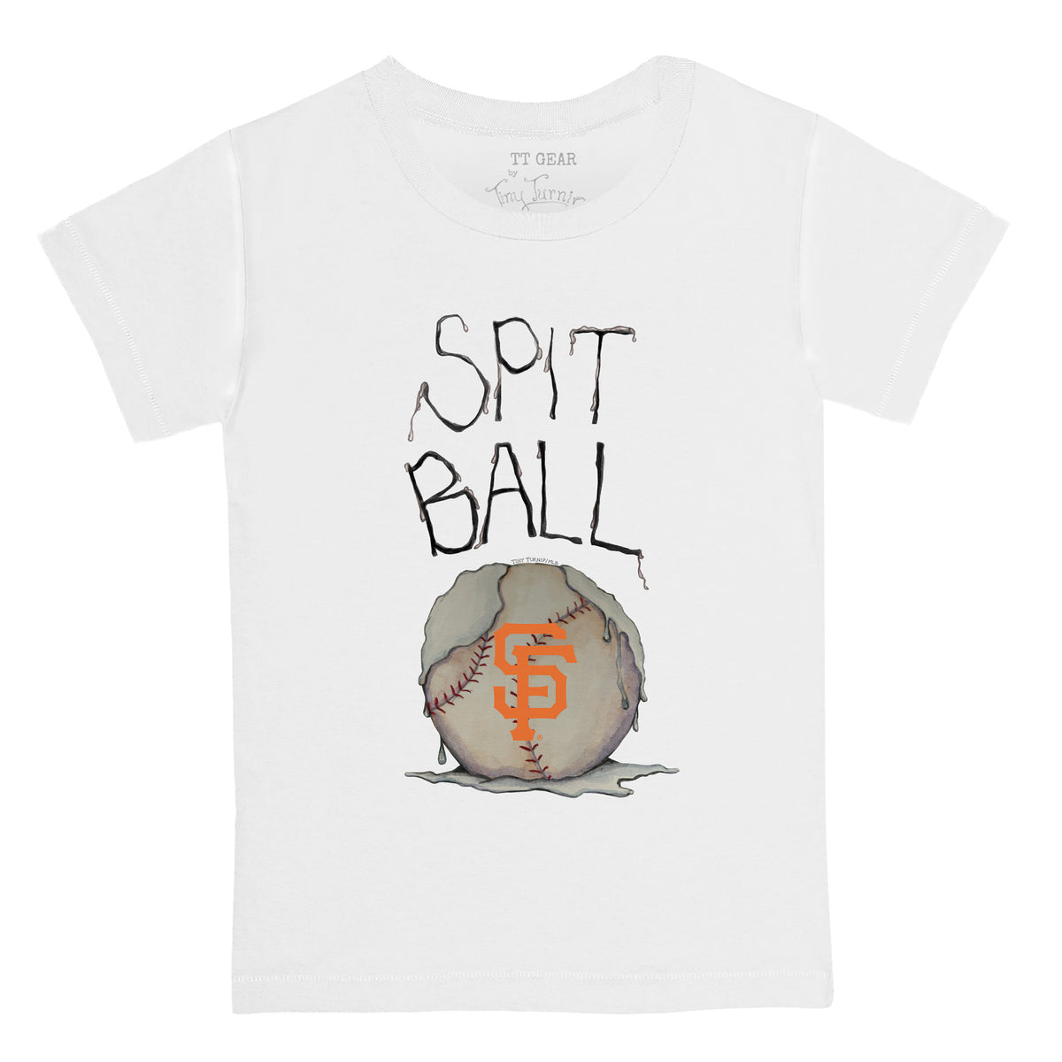 St. Louis Cardinals Tiny Turnip Toddler Spit Ball T-Shirt - White