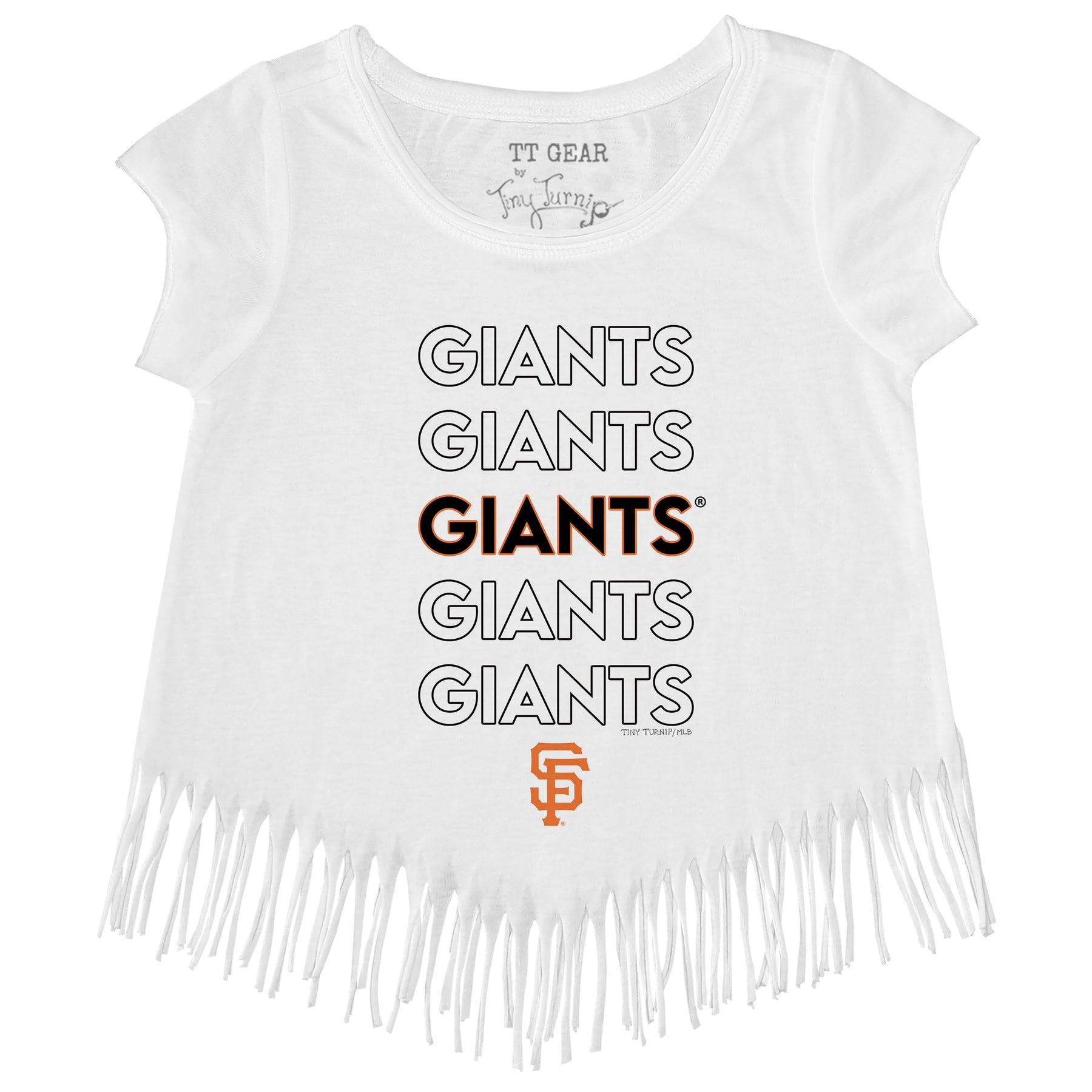 San Francisco Giants Stacked Fringe Tee