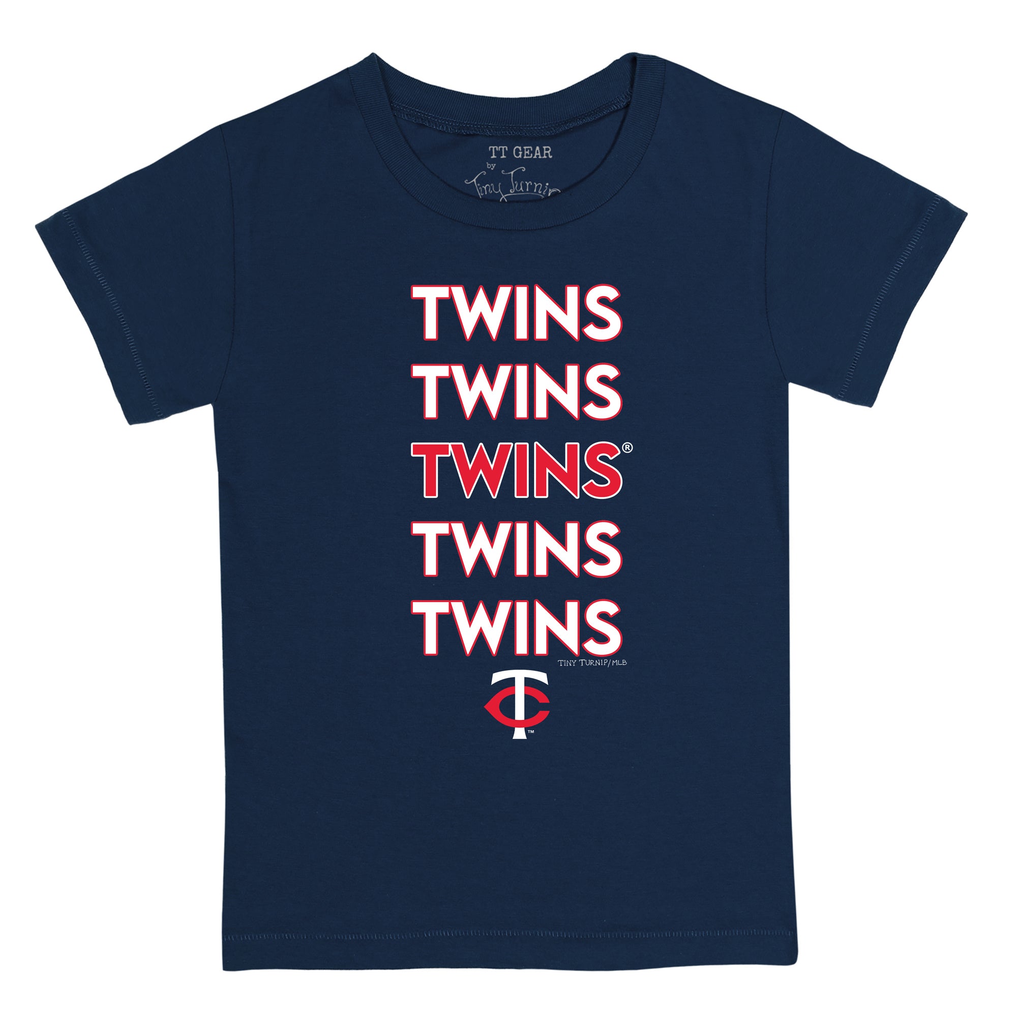 Tiny Turnip Minnesota Twins S'mores Tee Shirt Women's 3XL / White