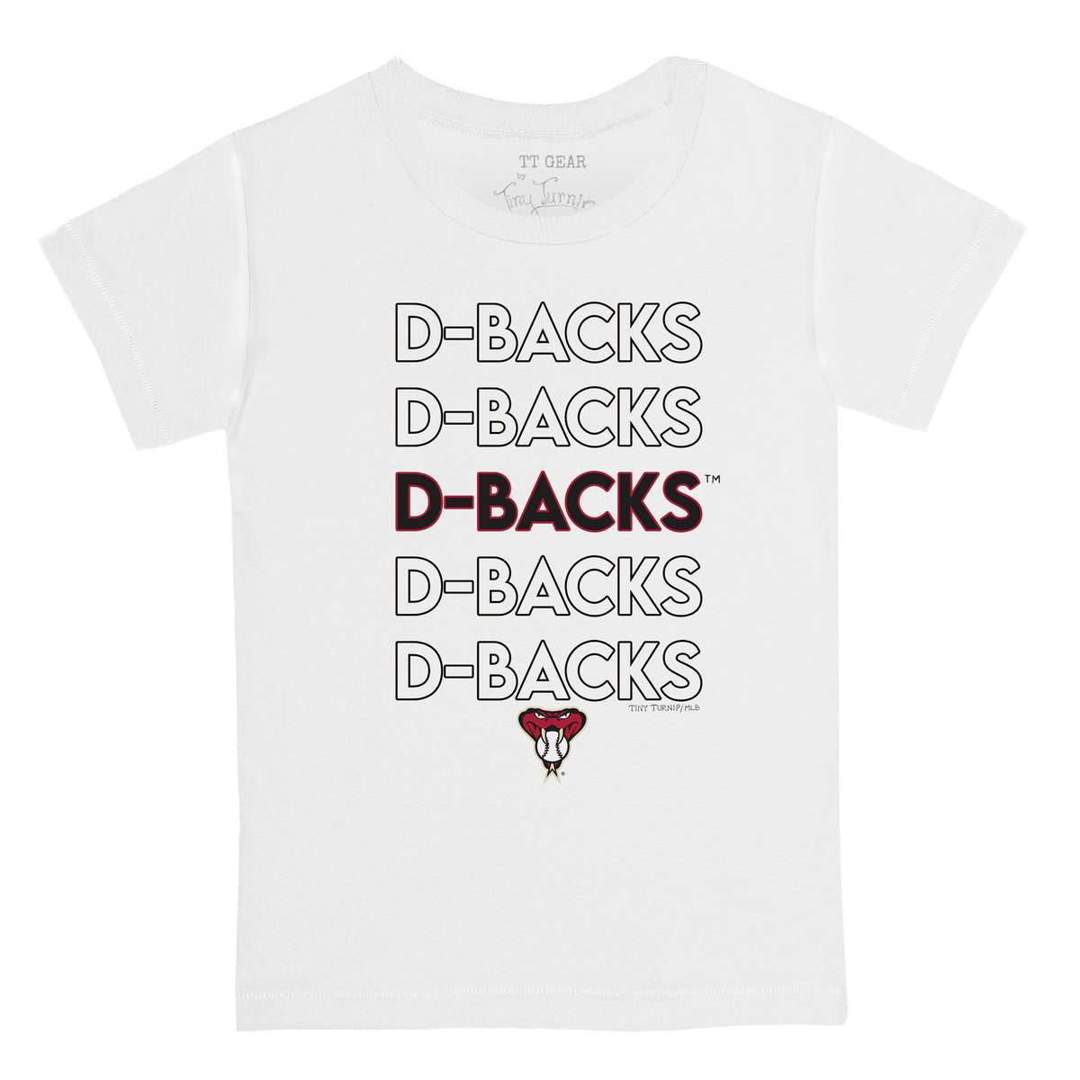 Arizona Diamondbacks Stacked Tee Shirt
