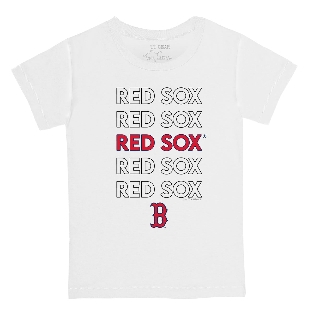 Boston Red Sox Stacked Tee Shirt