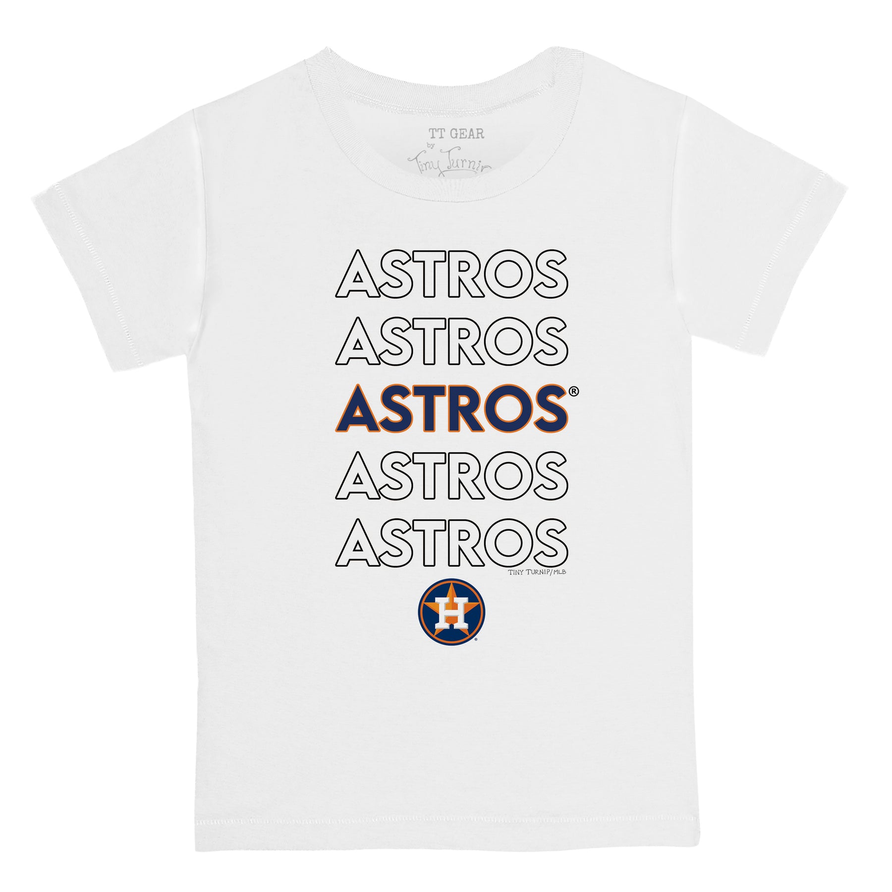 Houston Astros Stacked Tee Shirt
