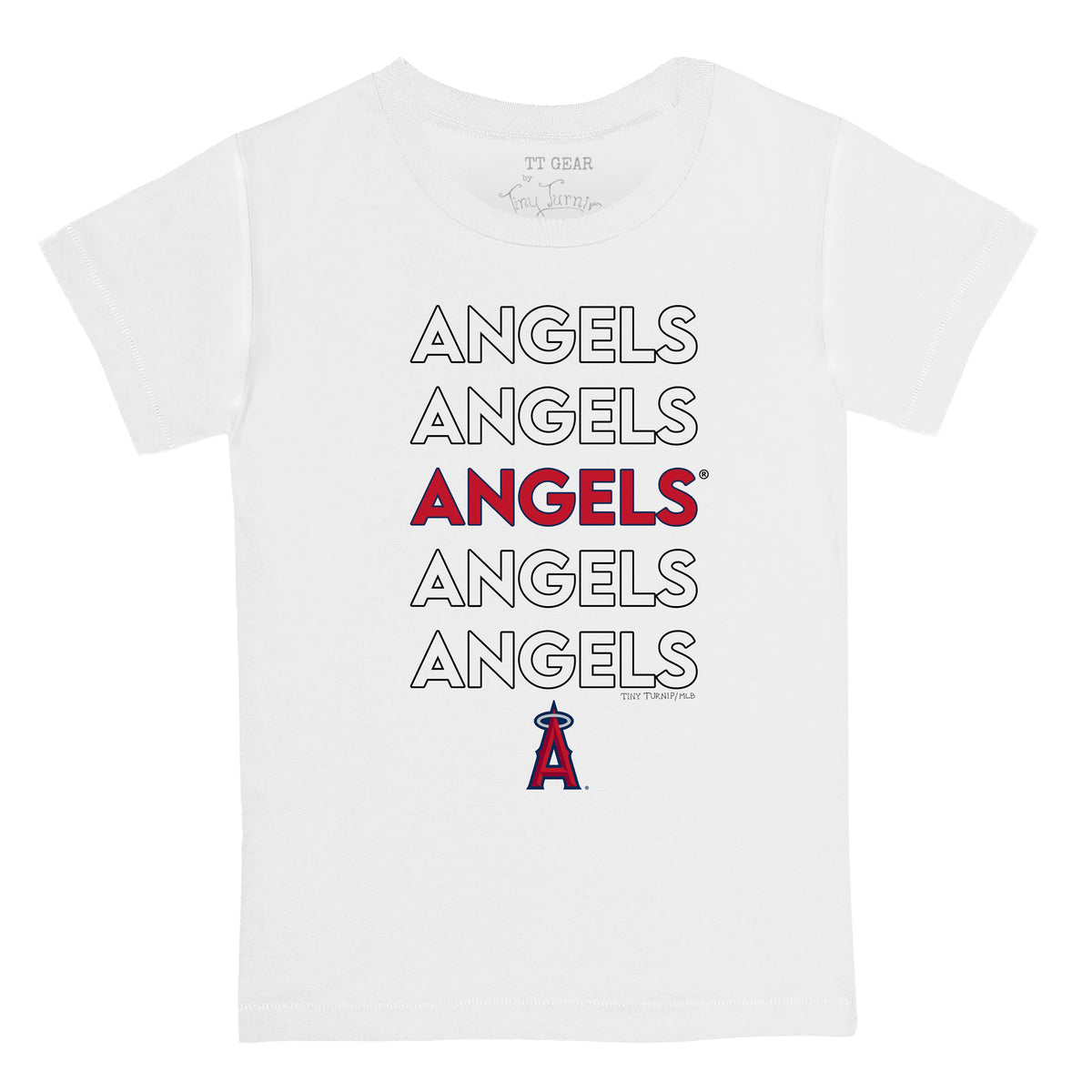 Los Angeles Angels Stacked Tee Shirt