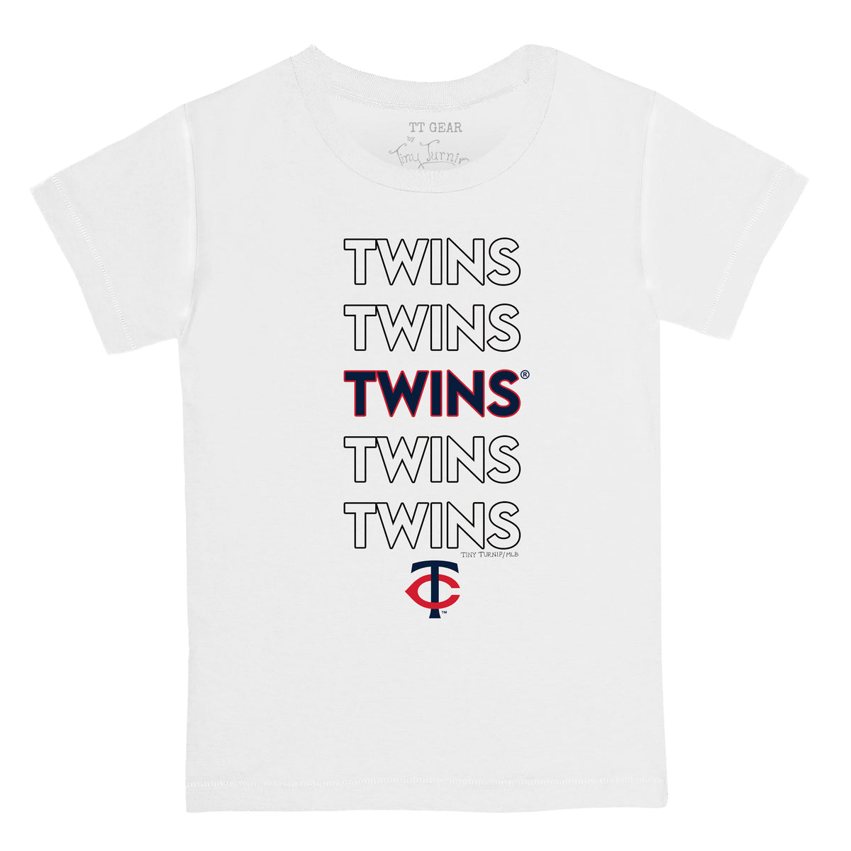 Minnesota Twins Stacked Tee Shirt