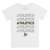 Oakland Athletics Stacked Tee Shirt - Tiny Turnip