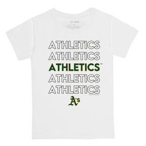 Oakland Athletics Stacked Tee Shirt