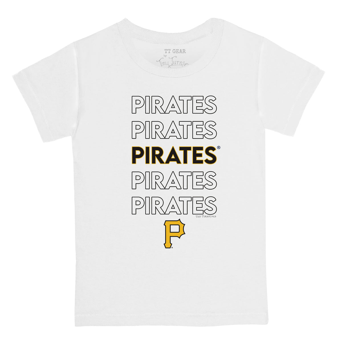 Pittsburgh Pirates Stacked Tee Shirt
