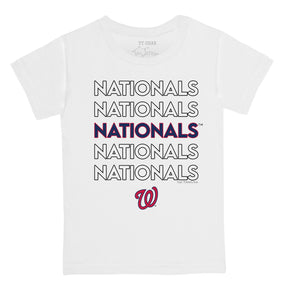 Washington Nationals Stacked Tee Shirt
