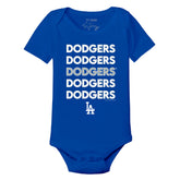 Los Angeles Dodgers Stacked Short Sleeve Snapper