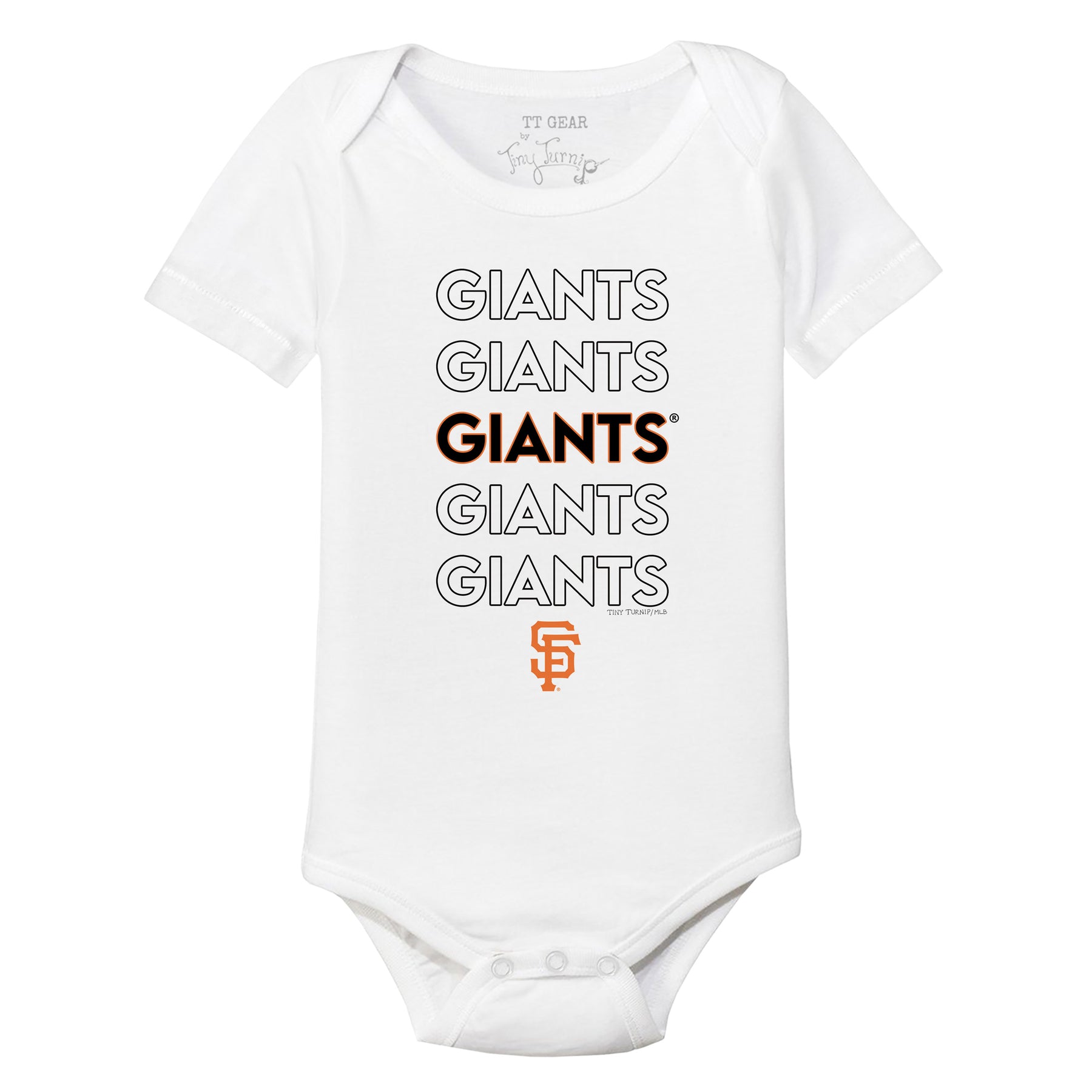 San Francisco Giants Stacked Short Sleeve Snapper