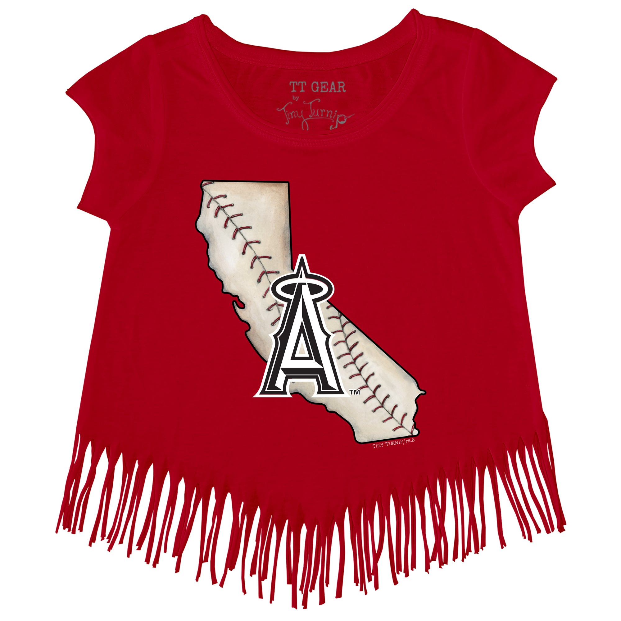 Los Angeles Angels Shohei Ohtani Shotime Stacked Fringe Tee