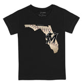 Miami Marlins State Outline Tee Shirt