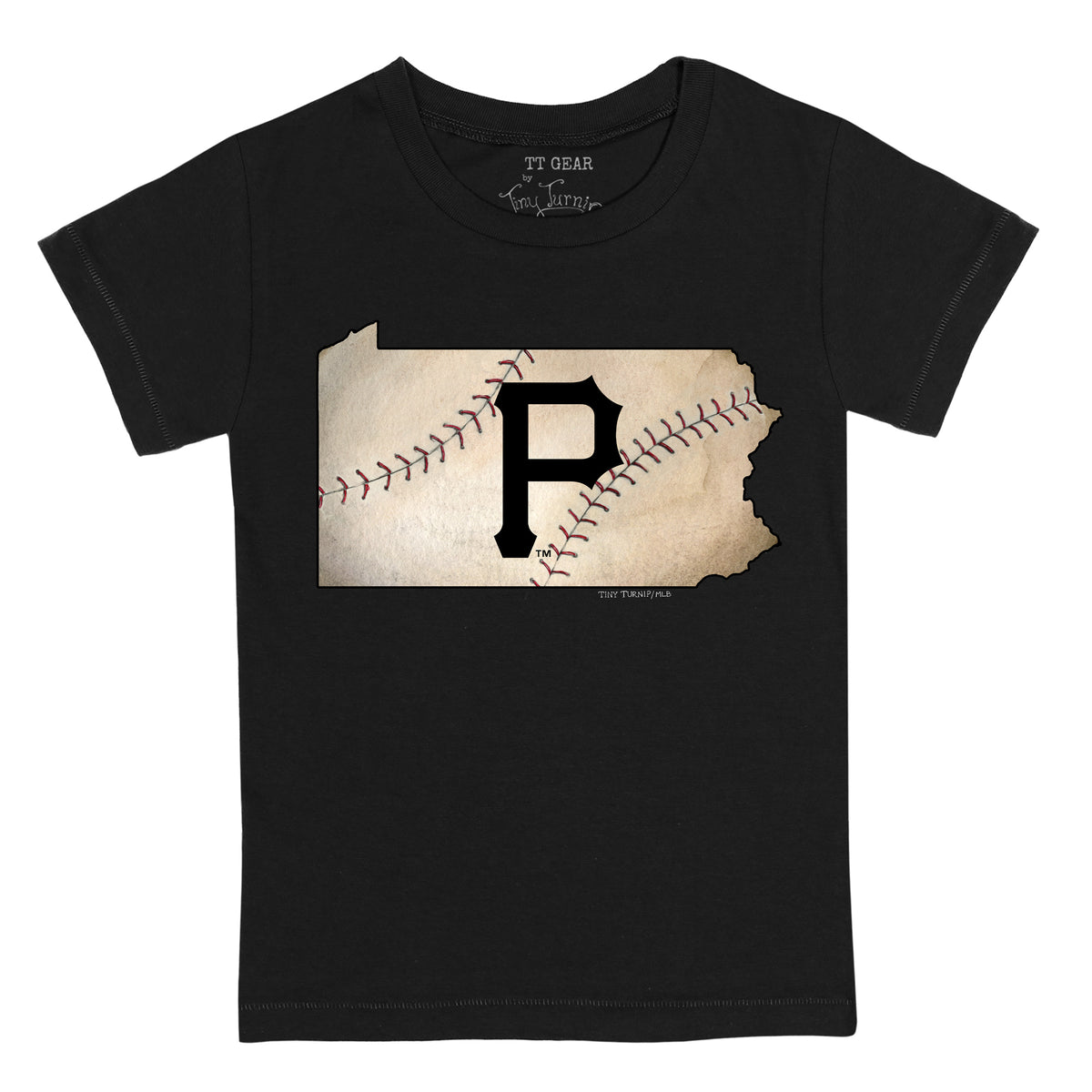 Pittsburgh Pirates State Outline Tee Shirt