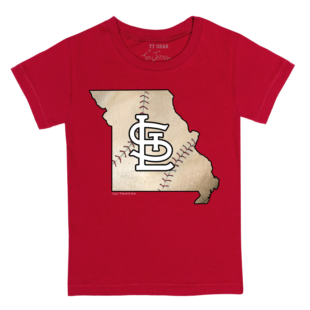 Lids St. Louis Cardinals Tiny Turnip Toddler Hat Cross Bats 3/4-Sleeve  Raglan T-Shirt - White/Red